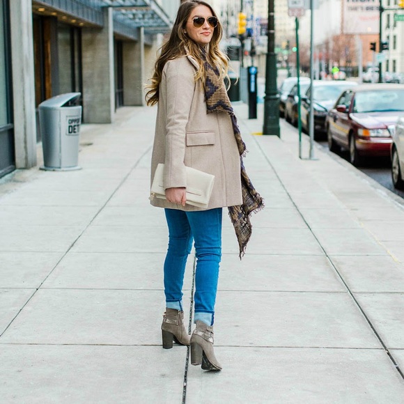 J.crew factory cocoon coat stadium cloth - Picture 5 of 6